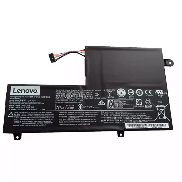 Batterie d’origine pour ordinateur portable LENOVO L15C3PB1
