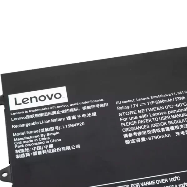 Batterie d'origine pour ordinateur portable LENOVO 900S-12ISK – Image 3