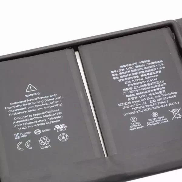 Batterie d'origine pour ordinateur portable MacBook Pro Retina A1582 (2015) – Image 3