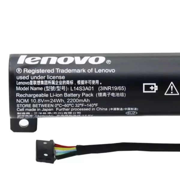 Batterie d'origine pour ordinateur portable LENOVO Ideapad 100-15IBY – Image 3