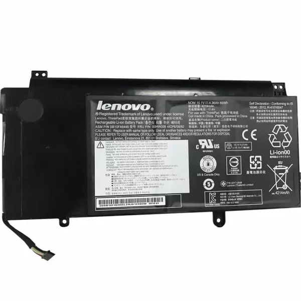 Batterie d'origine pour ordinateur portable LENOVO 00HW008,SB10F46446