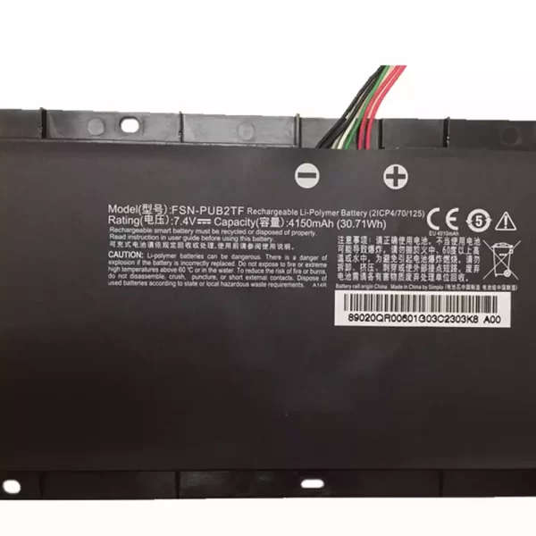Batterie d'origine pour ordinateur portable TONGFANG U49F,U49F1,U49F2,U410 – Image 3