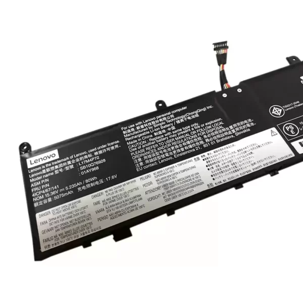 Batterie d'origine pour ordinateur portable LENOVO 01AY968,SB10Q76928 – Image 2