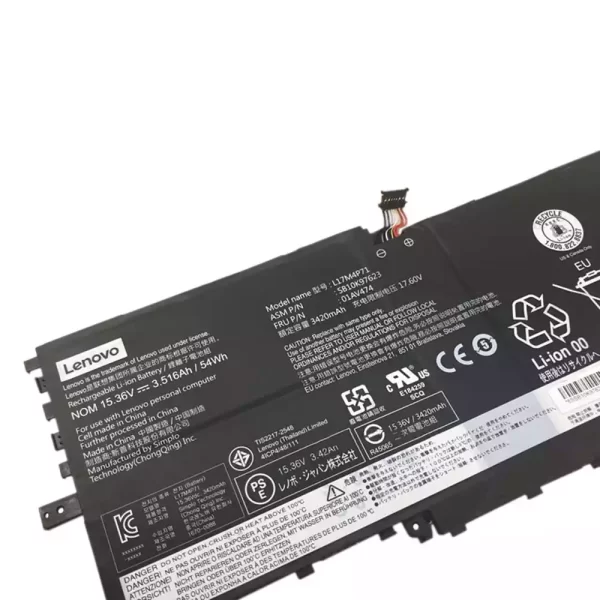 Batterie d'origine pour ordinateur portable LENOVO 01AV474,SB10K97623 – Image 3