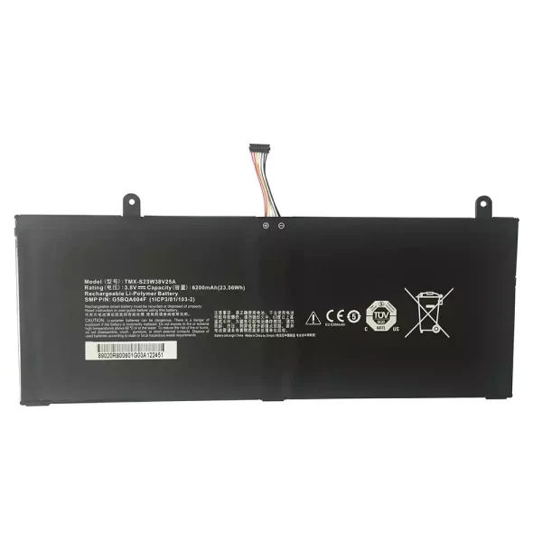 Batterie d'origine pour ordinateur portable TONGFANG TMX-S23W38V25A
