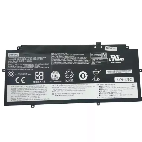 Batterie d'origine pour ordinateur portable LENOVO L17L3PH0,5B10Q41209