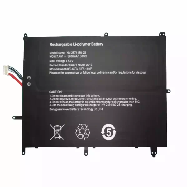 Batterie d'origine pour ordinateur portable JUMPER TH133K-MC,TH140A,Ezbook S4,Ezbook X4,BBEN AK14,Gemini NC14,BYONE C14U,Traveler 14.1