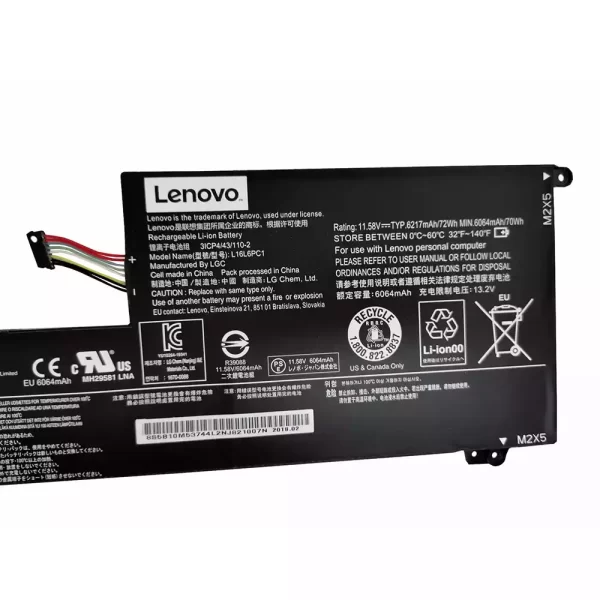Batterie d'origine pour ordinateur portable LENOVO L16L6PC1 – Image 3