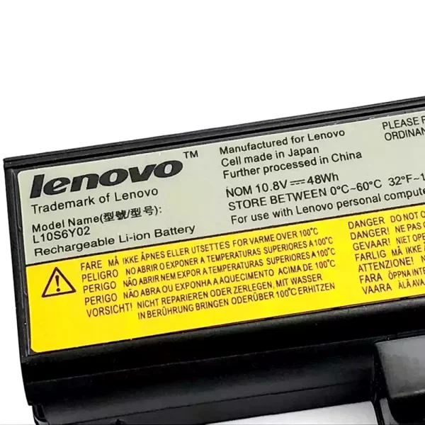Batterie d'origine pour ordinateur portable LENOVO L10S6Y02 L10S6F02 – Image 2