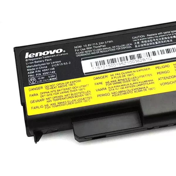 Batterie d'origine pour ordinateur portable LENOVO 45N1148,45N1149 – Image 3