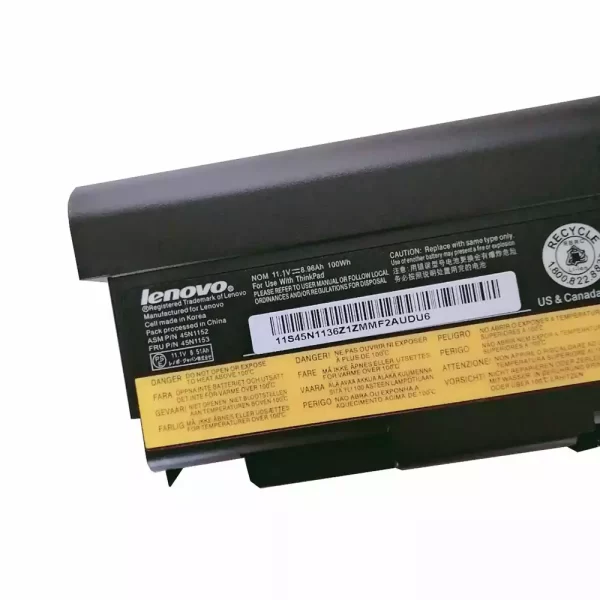 Batterie d'origine pour ordinateur portable LENOVO 45N1152 – Image 3
