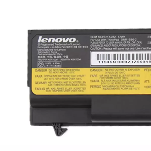Batterie d'origine pour ordinateur portable LENOVO 45N1004,45N1005 – Image 3