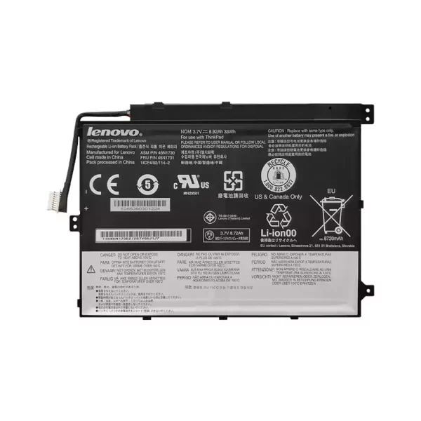 Batterie d'origine pour ordinateur portable LENOVO Thinkpad Tablet 10 TP00064A