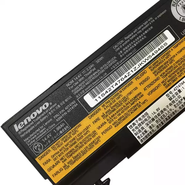 Batterie d'origine pour ordinateur portable LENOVO 42T4763,42T4764 – Image 3