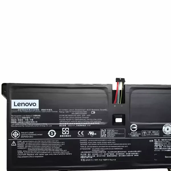 Batterie d'origine pour ordinateur portable LENOVO 5B10N01565,5B10N17666 – Image 3