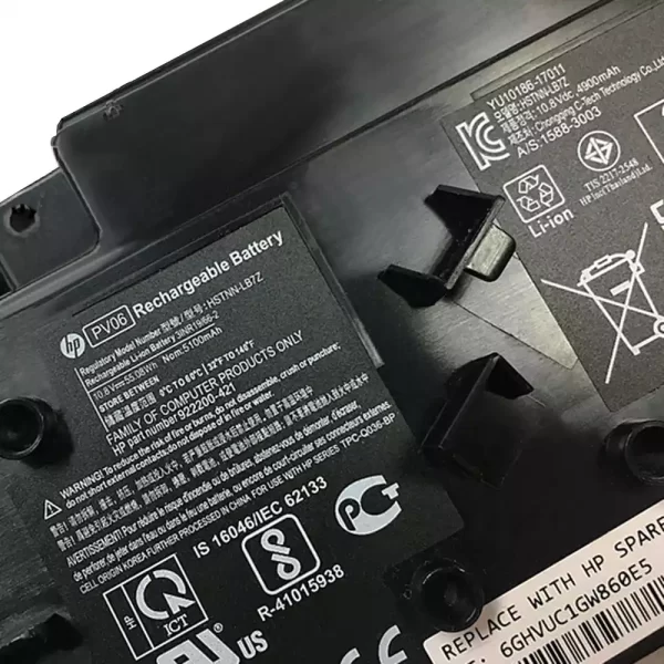 Batterie d'origine pour ordinateur portable HP PV06 922200-421 HSTNN-LB7Z – Image 3