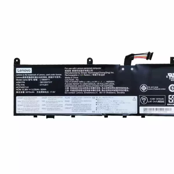 Batterie d'origine pour ordinateur portable LENOVO L18M4P71 – Image 3