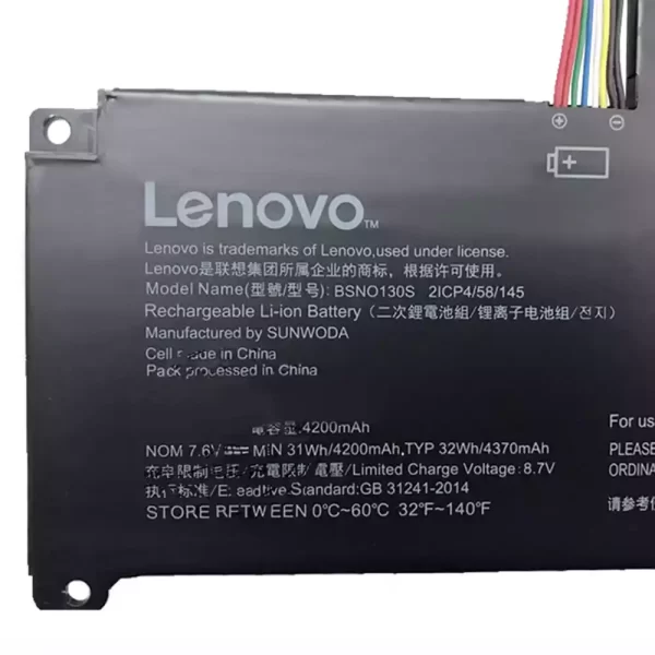 Batterie d'origine pour ordinateur portable LENOVO BSNO130S – Image 3
