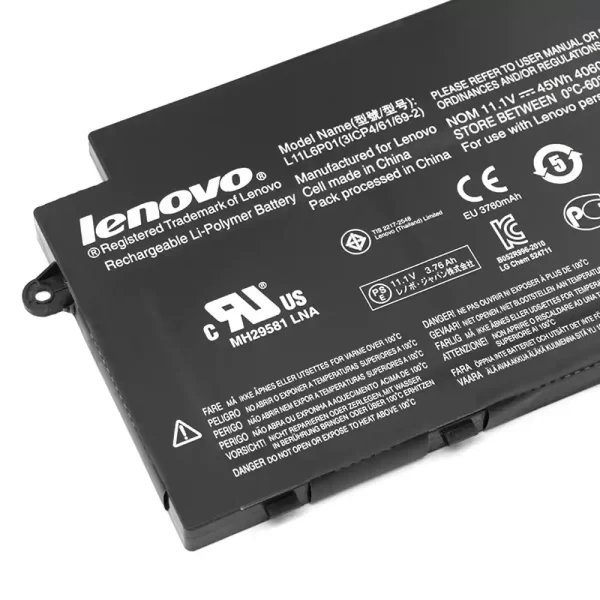 Batterie d'origine pour ordinateur portable LENOVO L11L6P01 – Image 3