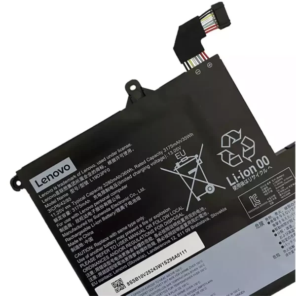 Batterie d'origine pour ordinateur portable LENOVO 5B10W67261,SB10W67377,SB10V25234,Wei 6-14-IML – Image 4