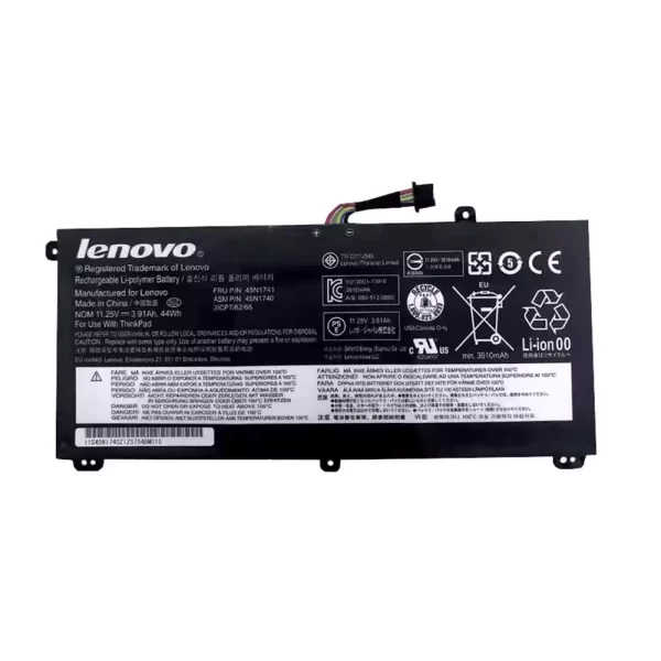 Batterie d'origine pour ordinateur portable LENOVO 45N1740 45N1741