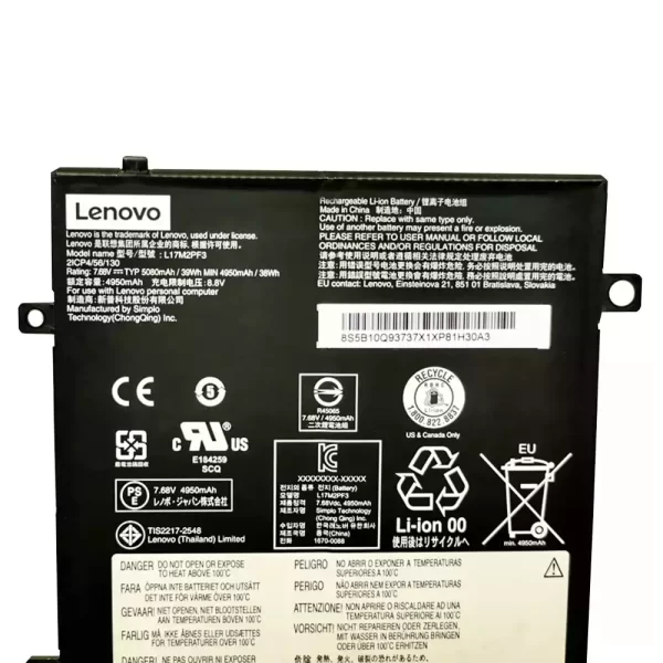 Batterie d'origine pour ordinateur portable LENOVO L17M2PF3 L17L2PF3 – Image 3