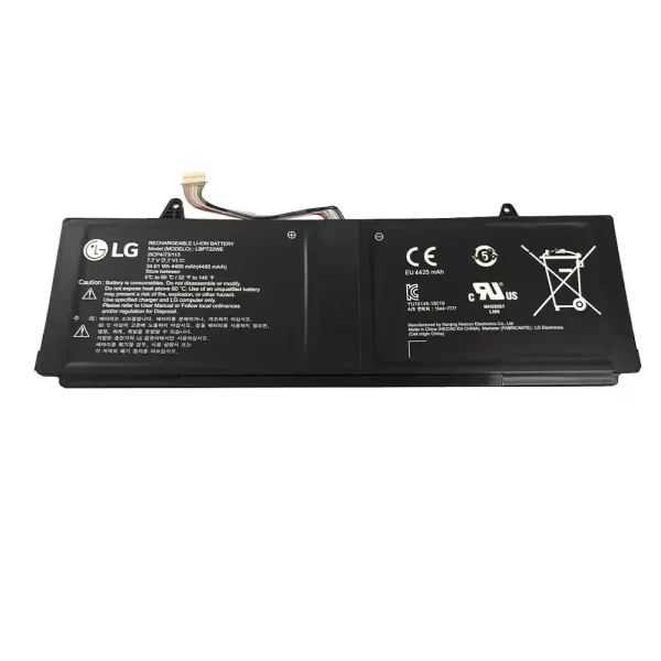 Batterie d'origine pour ordinateur portable LG LBP722WE