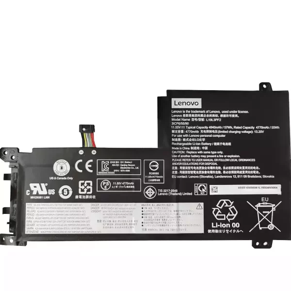 Batterie d'origine pour ordinateur portable LENOVO L19L3PF2 L19M3PF6 – Image 2