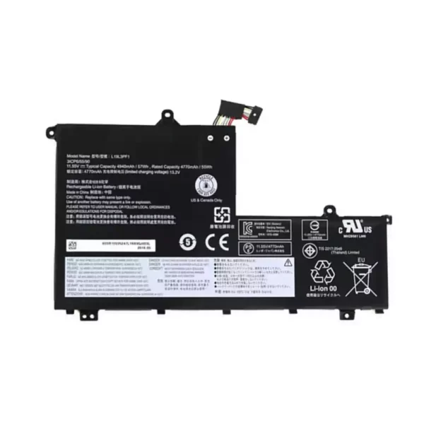 Batterie d'origine pour ordinateur portable LENOVO L19L3PF1 L19C3PF1