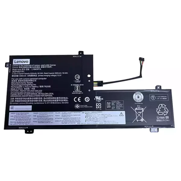 Batterie d'origine pour ordinateur portable LENOVO L18M3PFA L18D3PF2