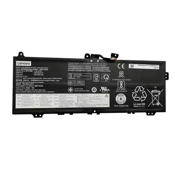 Batterie d'origine pour ordinateur portable LENOVO L19L4PG2 L19M4PG2