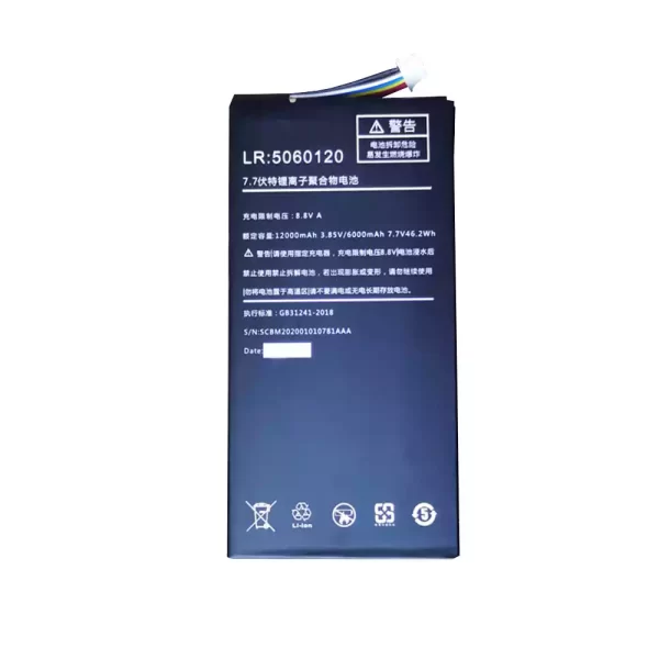 Batterie d'origine pour ordinateur portable LR:5060120 ONEGX1 Pro