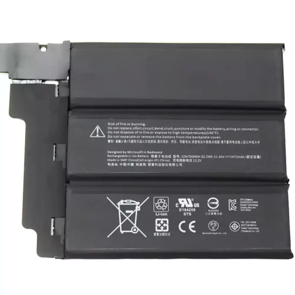 Batterie d'origine pour ordinateur portable Microsoft Surface Book 2 1813 – Image 3