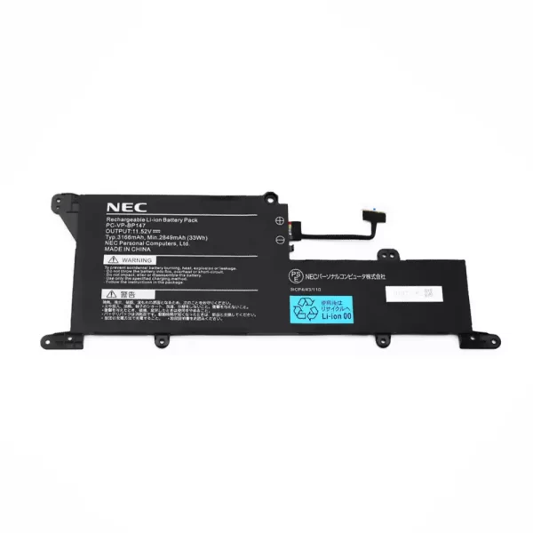 Batterie d'origine pour ordinateur portable NEC PC-VP-BP147
