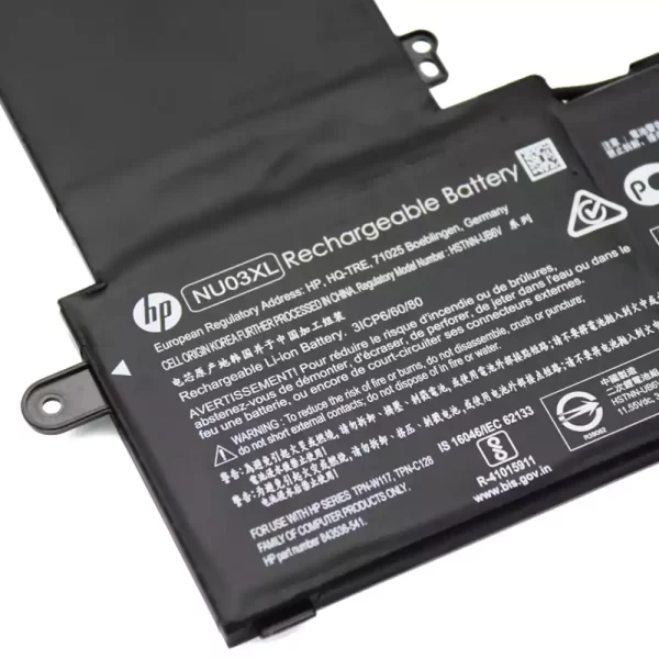 Batterie d'origine pour ordinateur portable HP NU03XL – Image 3