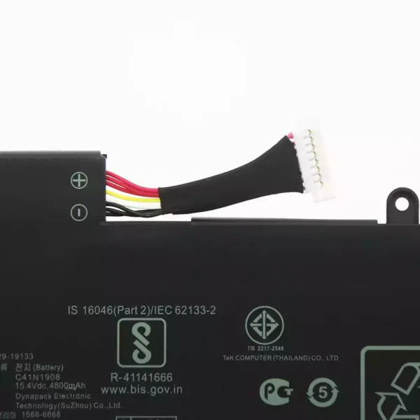 Batterie d'origine pour ordinateur portable ASUS ROG Zephyrus G14 GA401 GA401II GA401IU GA401IV GA401IH GA401QE GA401QM – Image 4