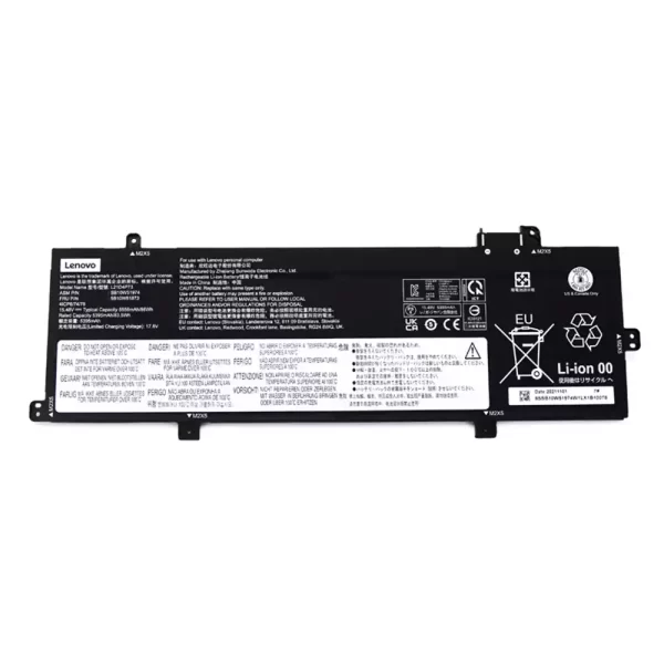 Batterie d'origine pour ordinateur portable LENOVO L21D4P72,5B10W51870,SB10W51971