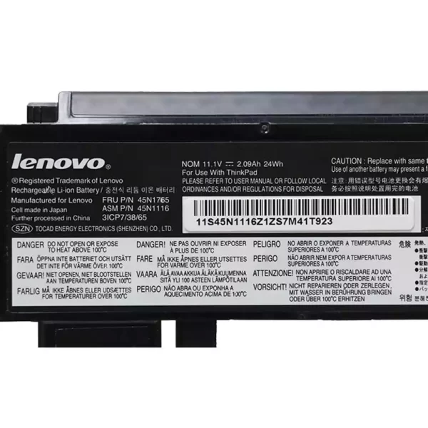 Batterie d'origine pour ordinateur portable LENOVO 45N1119 45N1118 45N1765 45N1116 X230S X240S – Image 3