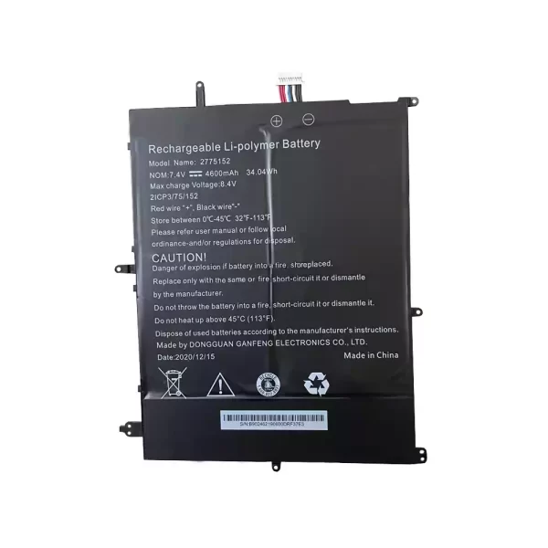 Batterie d'origine pour ordinateur portable Jumper X4 2775152