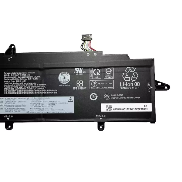 Batterie d'origine pour ordinateur portable LENOVO ThinkPad X13 G2,5B10W51822,5B10W51820,SB10W51923,SB10W51921 – Image 4