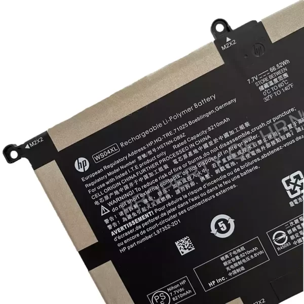Batterie d'origine pour ordinateur portable HP Spectre x360 14t-ea00,HSTNN-DB9Z L97357-005 L97352-2D1 – Image 3