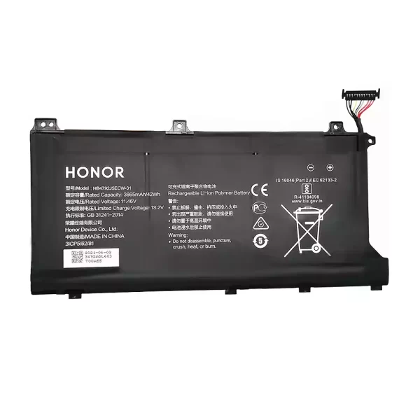 Batterie d'origine pour ordinateur portable HUAWEI HB4792J5ECW-31 HB4792J5ECW-31C