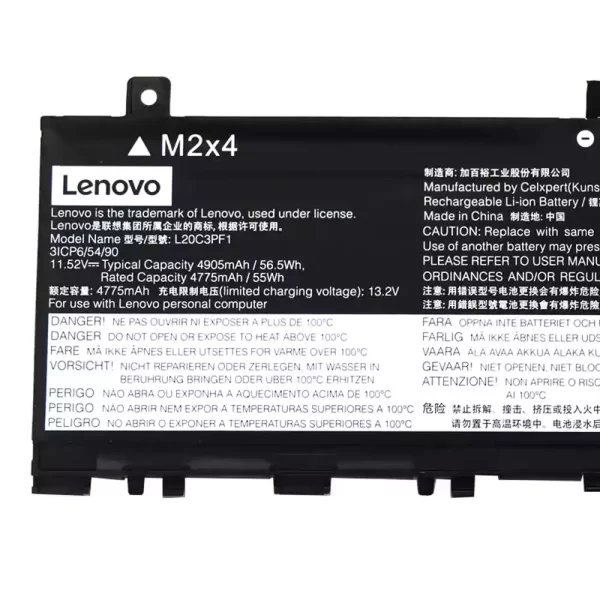 Batterie d'origine pour ordinateur portable LENOVO Ideapad 5 Pro-14ITL6,Xiaoxin Air 14 plus ACH/ITL 2021 – Image 3