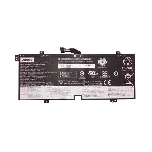 Batterie d'origine pour ordinateur portable LENOVO L19M2PD7 L19C2PD7 5B10X82537 SB10X82539