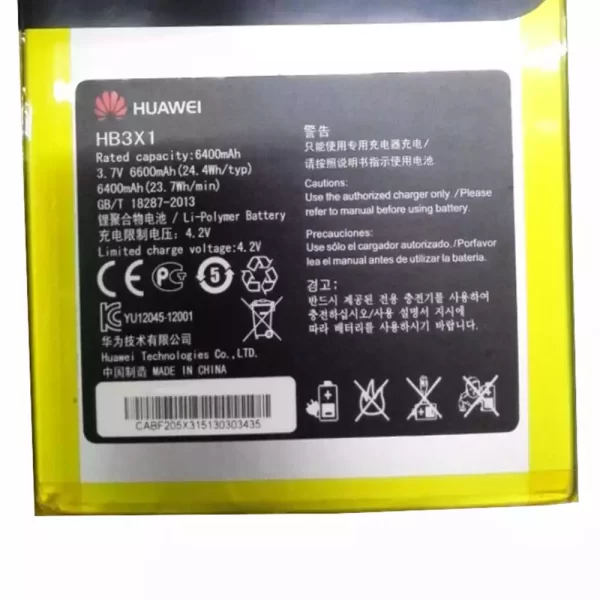 Batterie d'origine pour Tablette HUAWEI HB3X1 – Image 3
