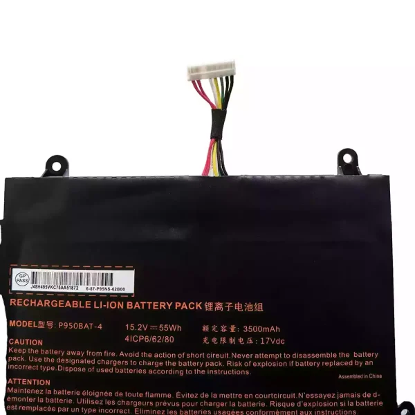 Batterie pour ordinateur portable P950BAT-4 – Image 3
