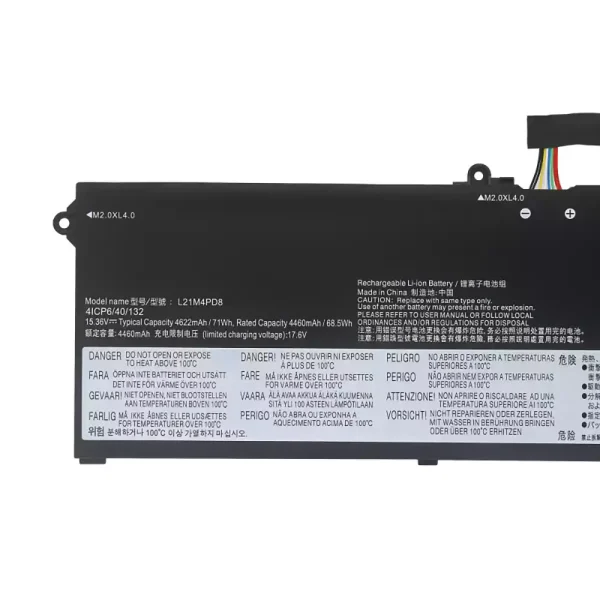 Batterie pour ordinateur portable LENOVO L21C4PD8 L21D4PD8 L21L4PD8 L21M4PD8 – Image 3
