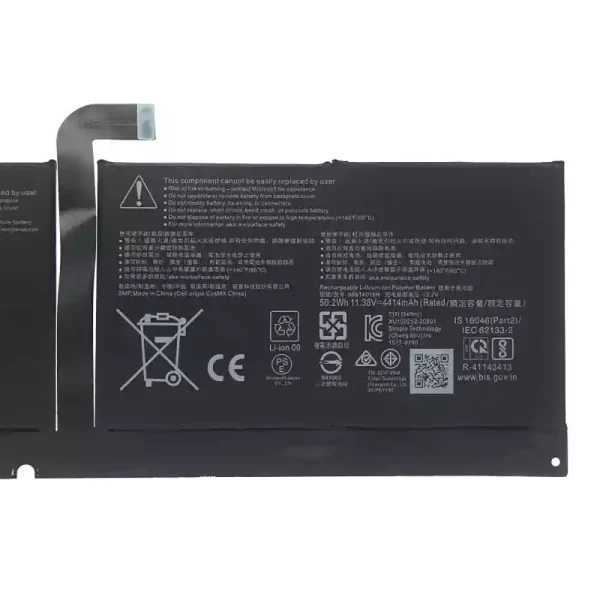 Batterie pour ordinateur portable 96BTA016H 96BTA015H DYNC01,Microsoft Surface Pro 8 1983 1982 – Image 3