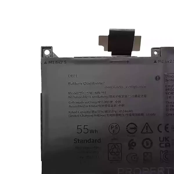 Batterie pour ordinateur portable Dell MN79H NXRKW – Image 3
