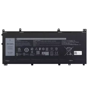 Batterie pour ordinateur portable DELL VG661 V4N84,DELL Alienware x14 R1 R2